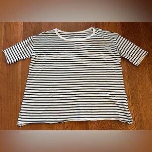 Frank & Eileen JOSEPHINE Navy French Stripe, Heritage Jersey